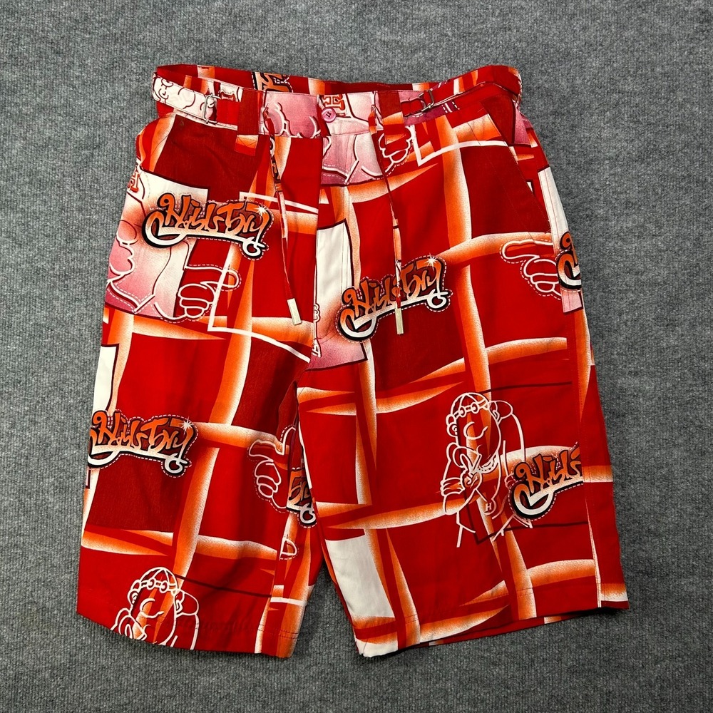 Vintage Hip Hop History Limited Edition Graphic Shorts XL Drawstring Y2K‎ - W35